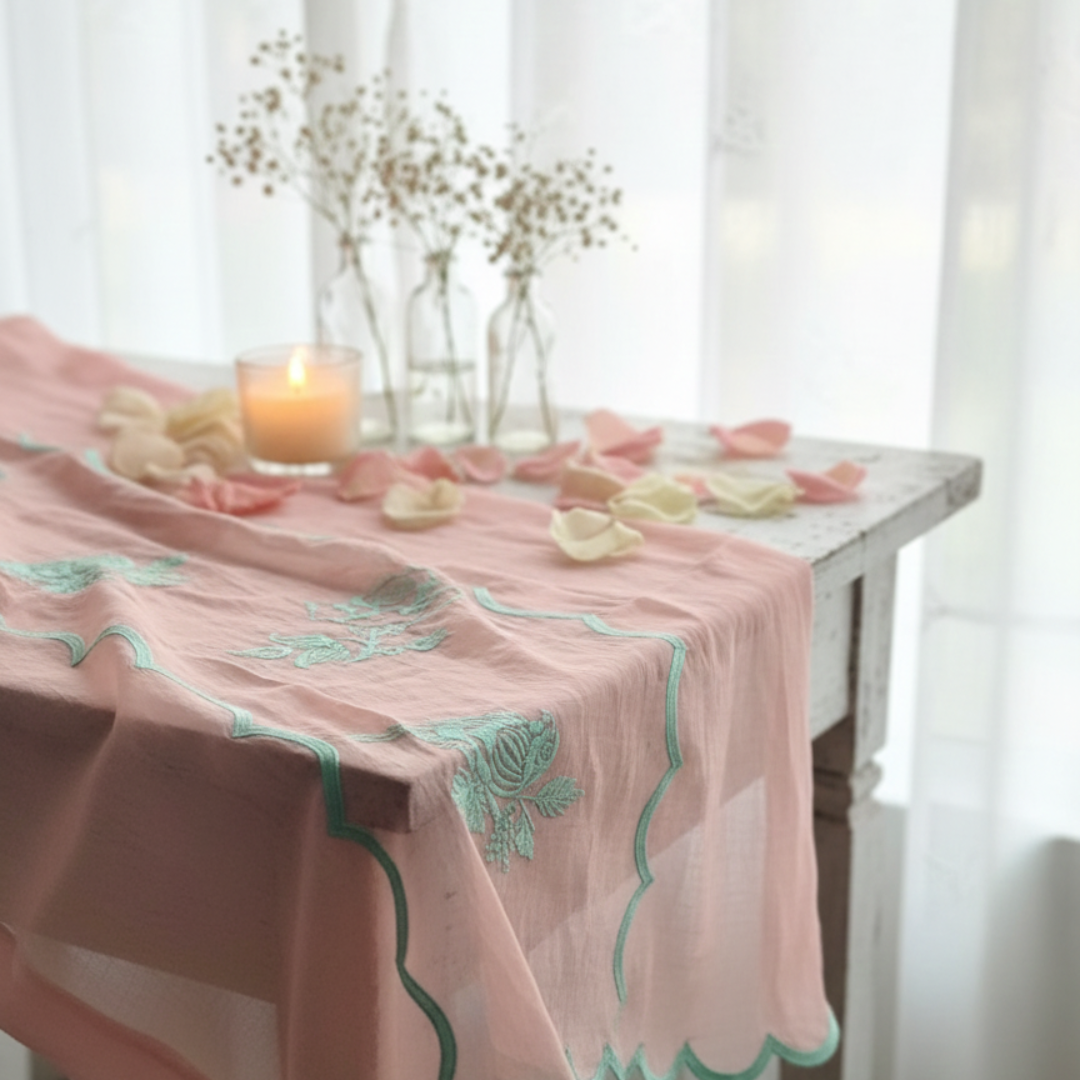 Pastel Whisper: Ethereal Grace in Mul Chanderi