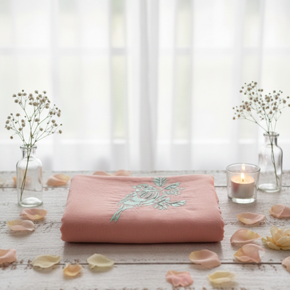 Pastel Whisper: Ethereal Grace in Mul Chanderi