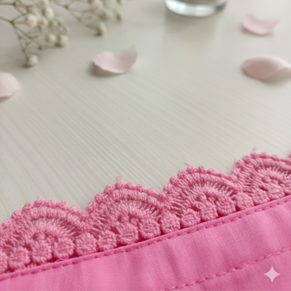 Orchard Pink: Timeless Elegance in Mul Chanderi