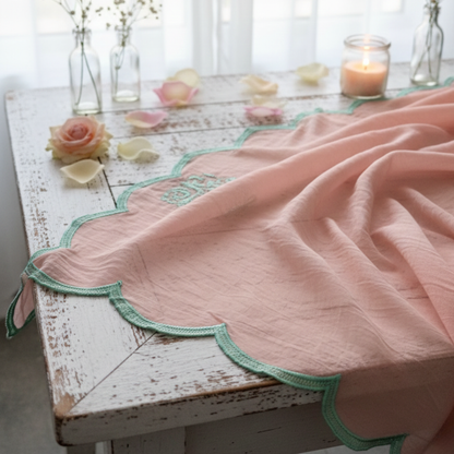 Pastel Whisper: Ethereal Grace in Mul Chanderi