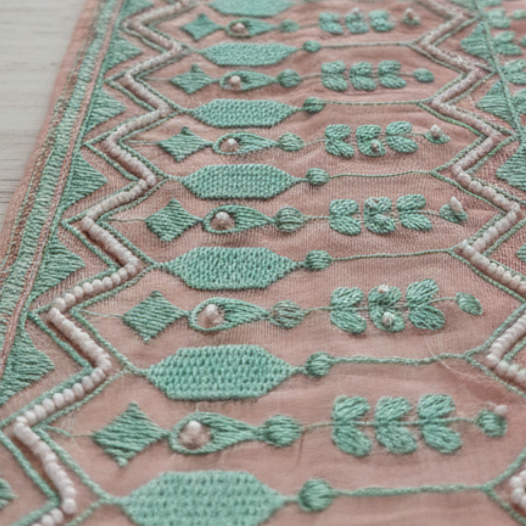 Pastel Whisper: Ethereal Grace in Mul Chanderi